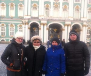 Учащиеся Бестяхской школы, г.Санкт-Петербург, 2015 год